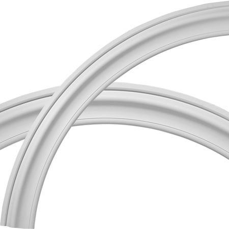 Ekena Millwork 59 1/2"OD x 51 1/2"ID x 4"W x 1 1/2"P Dylan Ceiling Ring (1/4 of complete circle) CR59DY